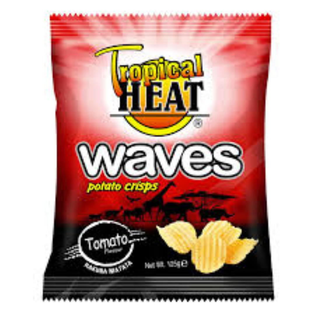 WAVES CRISPS TOMATO 125G